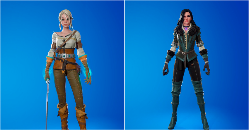 Man kann nie zu viele Skins haben: Insider enthüllt Bilder von Ciri und Jenefer aus The Withcer 3, die in Fortnite erscheinen werden 