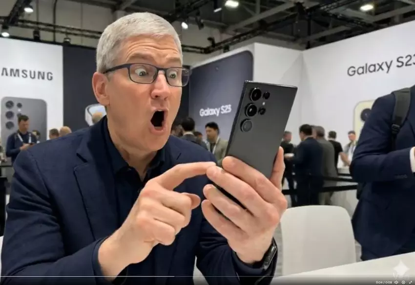 Tim Cook lobt Samsung Galaxy S25 Ultra: KI-erstelltes Video wird viral