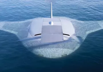 Neueste militärische Seedrohne Manta Ray in ...
