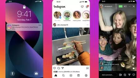 Auf Instagram können Sie jetzt nur mit engen Freunden live streamen und Musik zu Ihrem Karussellvideo hinzufügen