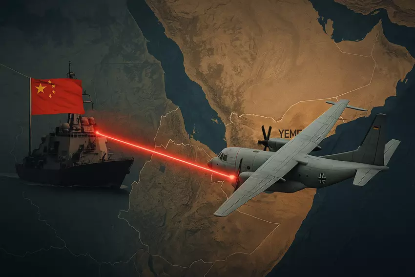 Ein chinesisches Schiff hat ein Bundeswehrflugzeug mit einem Laser "beleuchtet": Berlin kocht, Peking schweigt