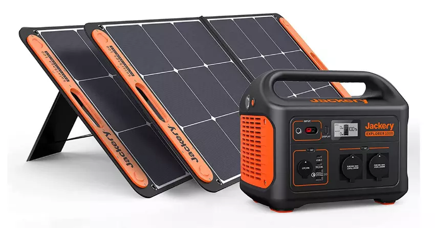 Jackery Solargenerator 1000: Tragbares Kraftwerk mit 1002WH und 2 SolarSaga 100W Solarmodulen jetzt für nur 1 349 € auf Amazon