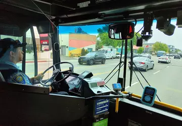 In den USA sind Busse mit ...