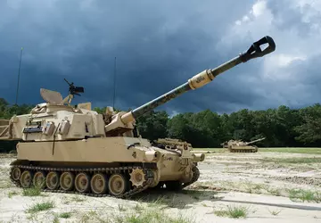 Amerikanische Panzerhaubitzen M109 zerstörten das russische ...