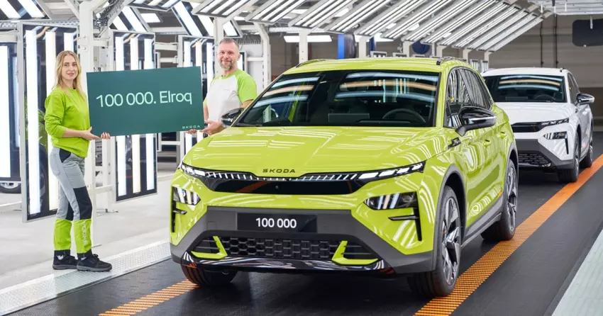 Škoda Elroq hat den Meilenstein von 100.000 produzierten Einheiten überschritten