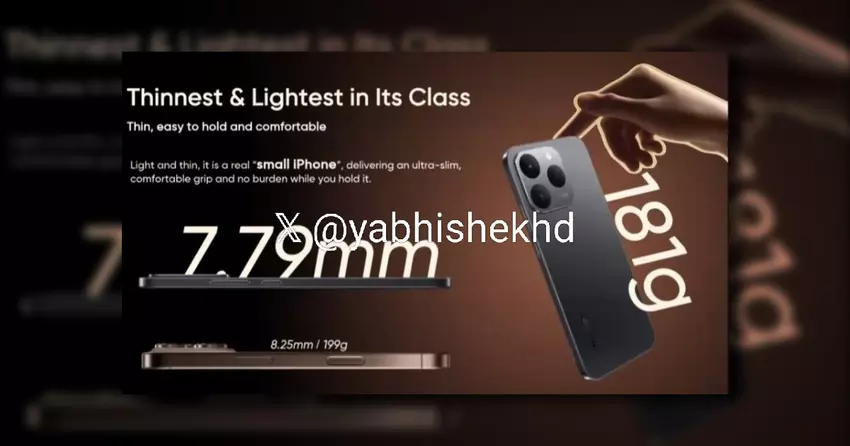 Die Spezifikationen des Realme 15T wurden geleakt - der Hersteller vergleicht es mit dem iPhone