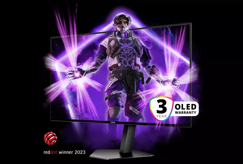 AOC AGON PRO AG276QZD2: 27-Zoll-Monitor mit 240 Hz Bildwiederholfrequenz und bis zu 1000 nits Helligkeit