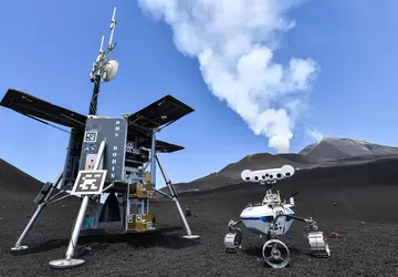 Deutsche haben auf dem Vulkan Ätna ...