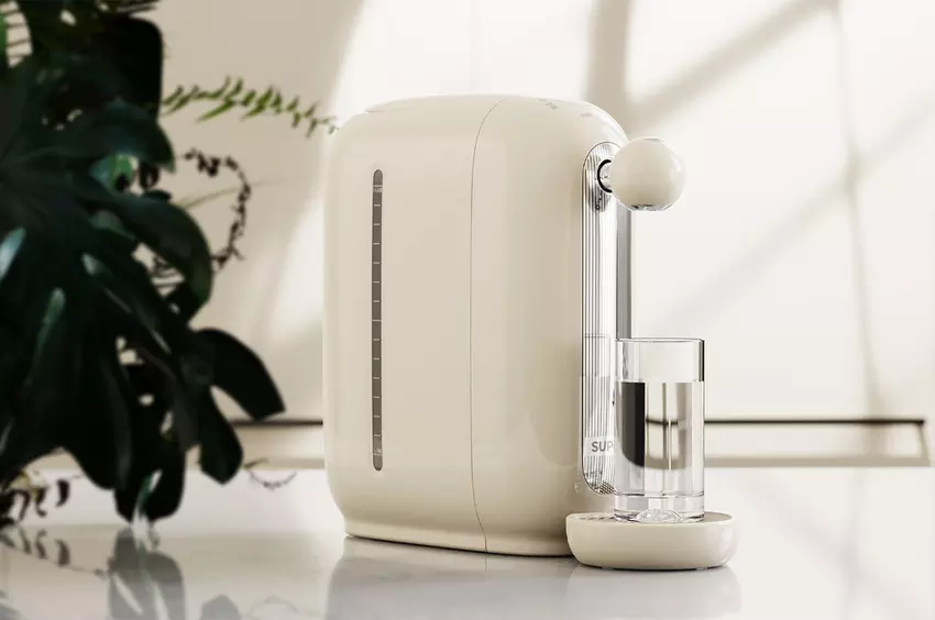 Dieser elegante Wasserspender für zu Hause wurde für Menschen entwickelt, die WFH Wasser in drei Sekunden abgeben können