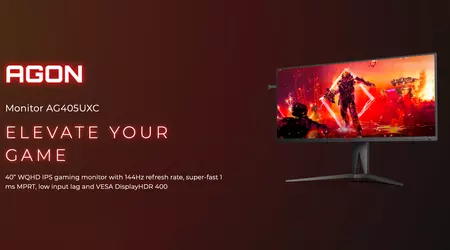 AOC AGON AG405UXC: Gaming-Monitor mit 40-Zoll-Bildschirm, IPS, 2K-Auflösung und 144 Hz