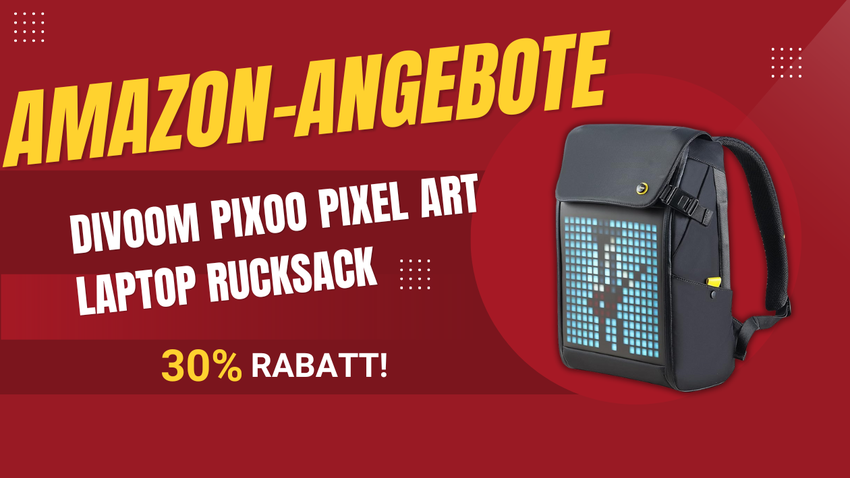 Divoom Pixoo Rucksack: Jetzt 45€ günstiger - Pixel-Art trifft auf Funktionalität