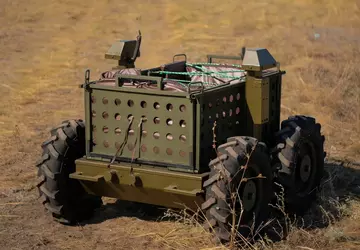 Das ukrainische Verteidigungsministerium hat die Bodendrohne ...