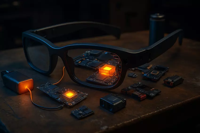 Illustratives Bild einer intelligenten Brille