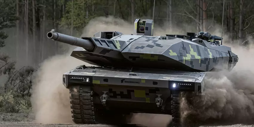 Rheinmetall verhandelt mit der Ukraine über die Lieferung eines ferngesteuerten und mit einer Kamikaze-Drohne ausgestatteten Panzers der neuen Generation Panther KF51