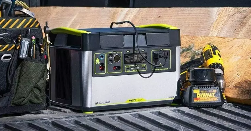 Goal Zero Yeti powerstation mit solarpanel test