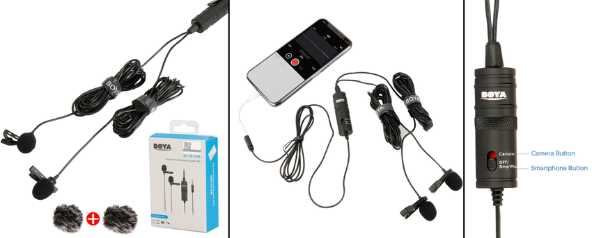 Duales Mikrofon für Streaming