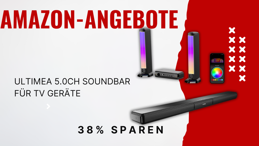 ULTIMEA 5.0ch Soundbar für TV Geräte – Jetzt 60€ günstiger!