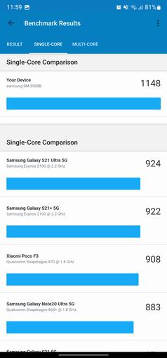 Samsung Galaxy S22 Ultra Test: Eine Verschmelzung zweier Galaxien-84