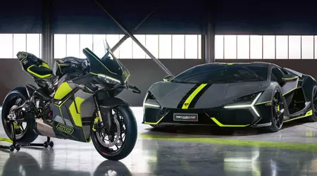 Eine neue Zusammenarbeit zwischen Ducati und Lamborghini - das Lamborghini-Sportmotorrad Panigale V4