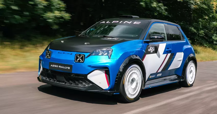 Neuer Alpine A290 Rallye bereit, Schlamm und Kies für 60.000 Euro zu verteilen