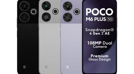 POCO M6 Plus 5G: 120Hz Display, Snapdragon 4 Gen 2 AE Chip, 108 MP Kamera und Preis ab $160