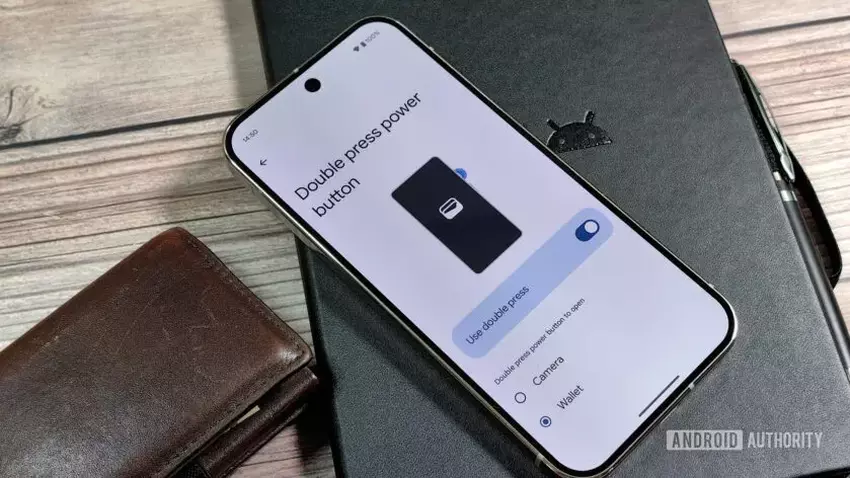 Android 16 Beta 2 lässt dich zwischen Kamera und Google Wallet für die Geste der Sperrtaste wählen