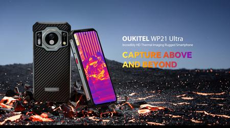 OUKITEL WP21 Ultra - Robustes Smartphone mit Helio G99, 9800mAh, Wärmebild- und Nachtsichtkamera