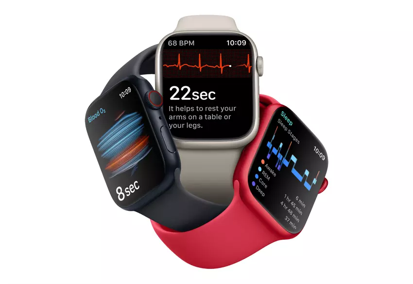 Apple Watch Series 8 mit 45-mm-Gehäuse und GPS auf Verkauf auf Amazon für $ 70 ab