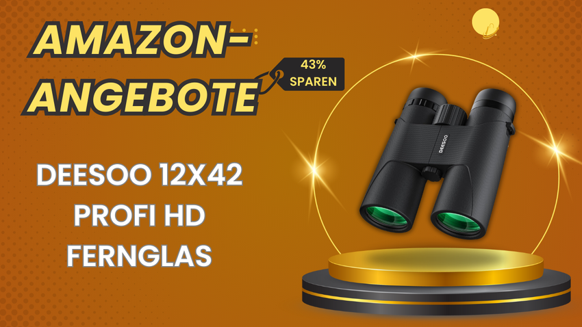 Deesoo 12x42 Profi HD Fernglas – Jetzt knapp 25€ günstiger!