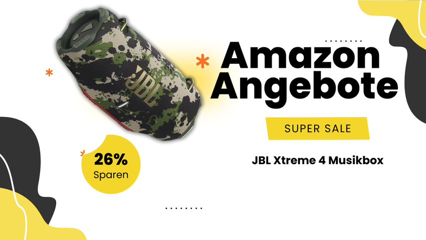 JBL Xtreme 4 Bluetooth Lautsprecher – Satte 92€ Ersparnis!