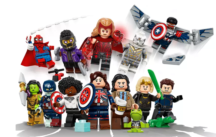 LEGO enthüllt Minifiguren aus den Marvel TV-Serien WandaVision, Loki, Falcon und der Wintersoldat sowie What If ...?