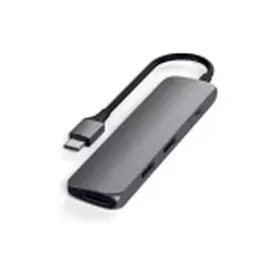 Satechi Slim Aluminium Typ-C Multi-Port Adapter