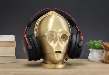 Von Star Wars inspirierte 3D-gedruckte Kopfhörerständer ...