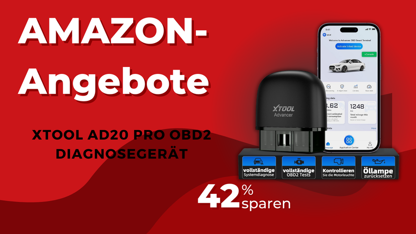 XTOOL AD20 Pro OBD2 Diagnosegerät – Sensationelle 25€ sparen!