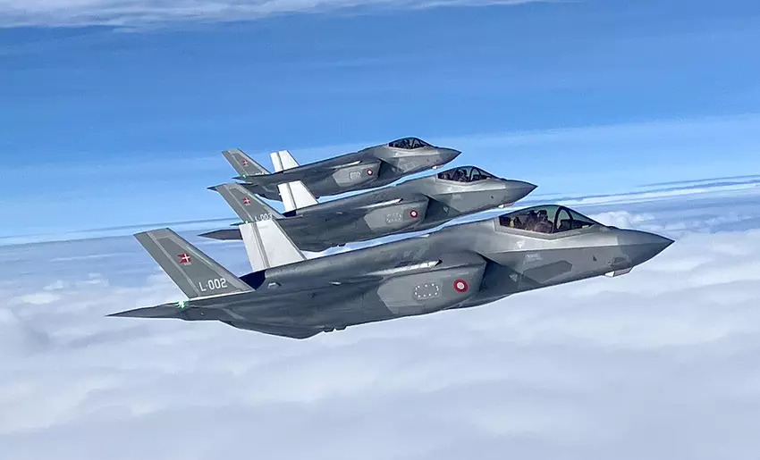 F-35A. Illustration des dänischen Verteidigungsministeriums
