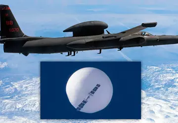 An der Zerstörung des chinesischen Ballons ...