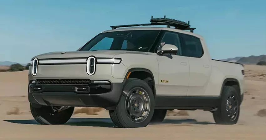 Die Rivian R1T und R1S erhielten eine spezielle California Dune Edition mit 850 PS.