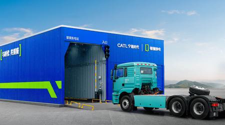 CATL wird bis Ende des Jahres 300 Schnellwechselstationen für Batterien von elektrischen Lastwagen bauen