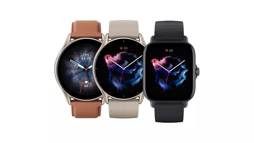 Die Smartwatches Amazfit GTS 3, Amazfit GTR 3 und Amazfit GTR 3 Pro erhalten ein großes Systemupdate
