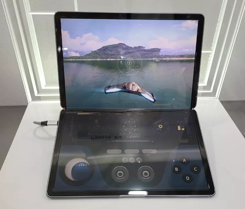 Samsung enthüllt Galaxy Book Fold 17: ein Laptop mit flexiblem OLED-Bildschirm und einer Sub-Screen-Kamera wie das Galaxy Z Fold 3