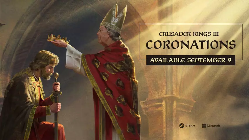 Am 9. September wird das 4X-Strategiespiel Crusader Kings III ein großes Coronations-Add-on erhalten