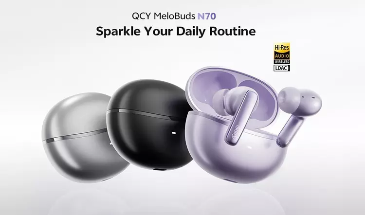 QCY MeloBuds N70: Drahtlose Kopfhörer mit ...