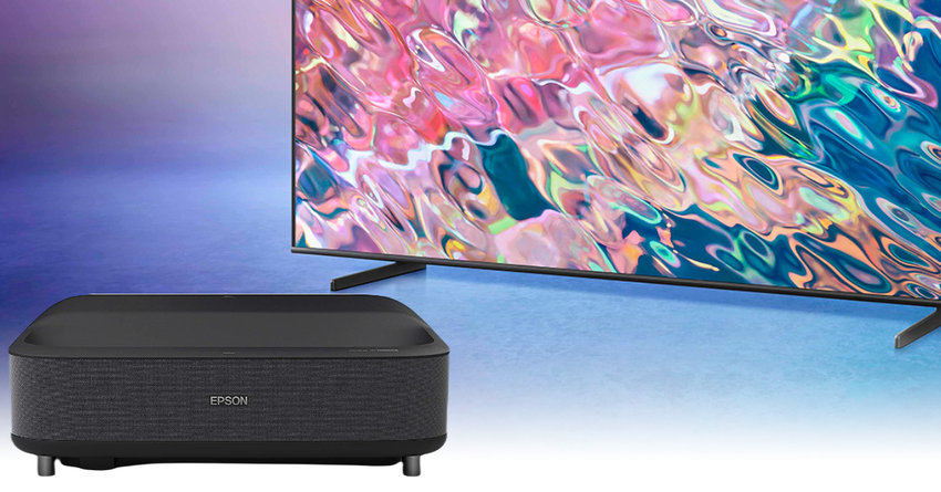 laser projector vs tv