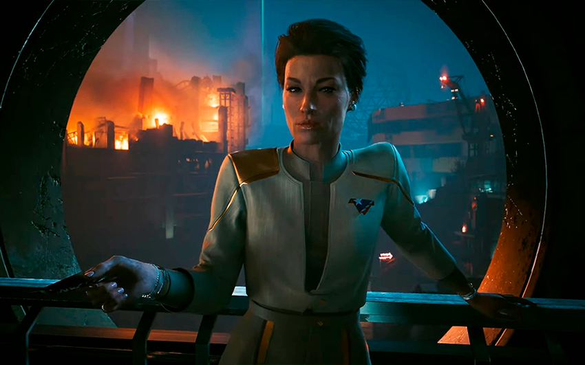 Im Teaser zu Cyberpunk 2077 kehrt Vee nach Knight City zurück, um den Neuen Vereinigten Staaten von Amerika zu dienen: Phantom Liberty