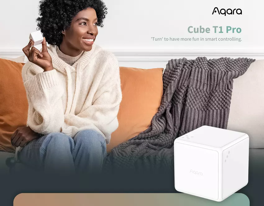 Aqara Cube T1 Pro: ein Gadget zur Steuerung intelligenter Geräte im Haus mit Unterstützung für HomeKit, Amazon Alexa und Matter