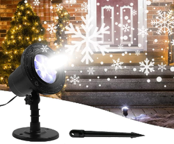 Weihnachten Schneeflocken Lichter Projektor Anborzest