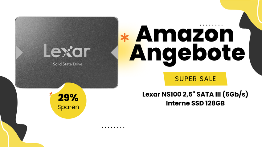 Lexar NS100 2,5" SATA SSD 128GB – Jetzt 6€ günstiger!