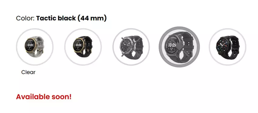 Amazfit T-Rex 3 Pro Tactical Black Smartwatches mit zusätzlichen Funktionen