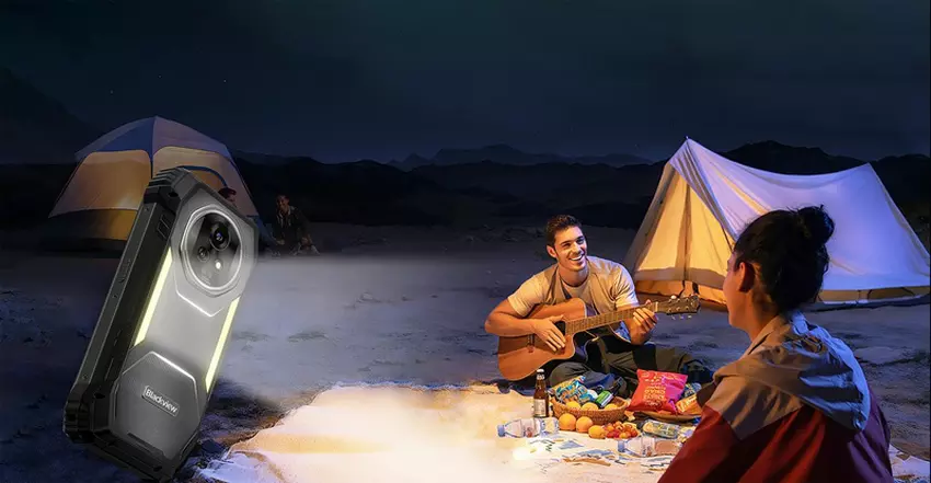 Projektor im Blackview XPLORE 2 Smartphone