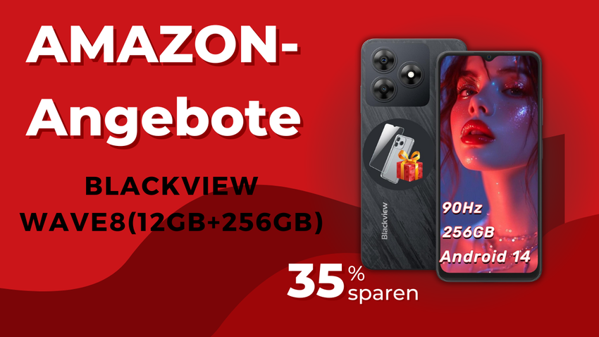 Blackview Wave8 Smartphone mit 12GB+256GB – Jetzt 60€ günstiger!